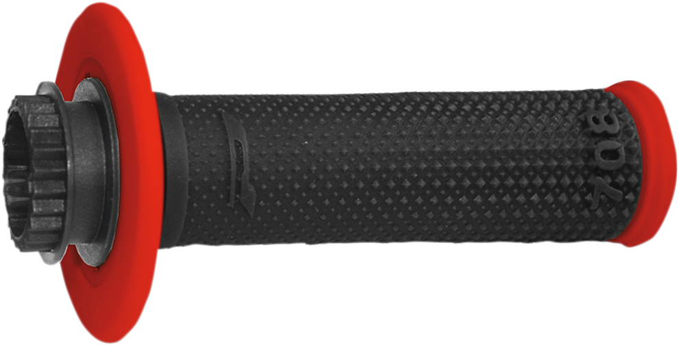 PRO GRIP 708 Lock-On Grips - Red/Black PA070800RO02