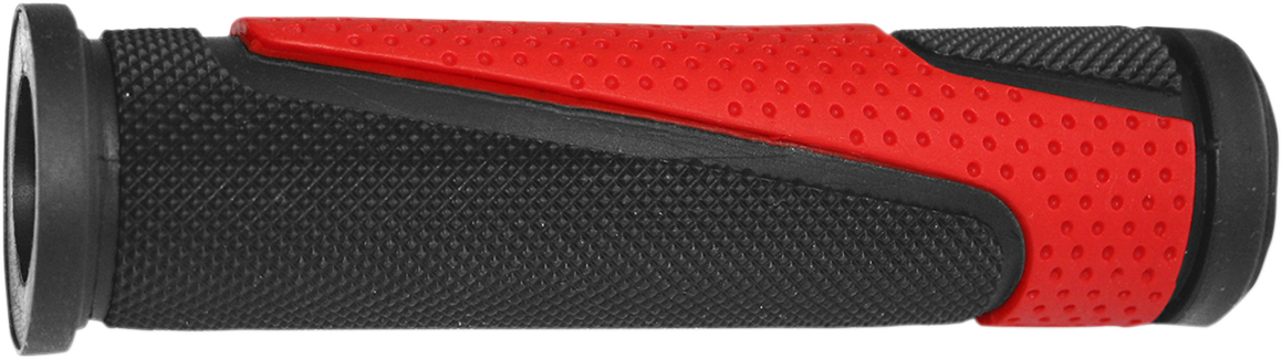 PRO GRIP 807 Double Density Open End Grips - Red/Black PA080722NERO