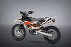 Yoshimura Husq 701/KTM 690 R Race R-77 Stainless Slip-On Exhaust, w/ Stainless Muffler