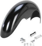 KLOCK WERKS Tire Hugger Front Fender for Dresser - Henry Front Fender / Black / HD Touring 1401-1056