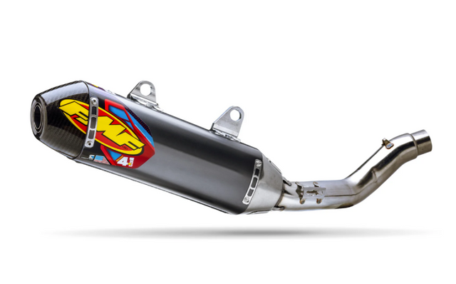 FMF Racing Kawasaki KX250F / KX250X 2025-2026 Factory 4.1 RCT Stainless SL (Slip-On) w/ Carbon End Cap 042411