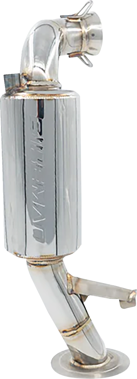 BIKEMAN PERFORMANCE Powder Lite Slip-On Muffler - Stainless Steel 1841-0300