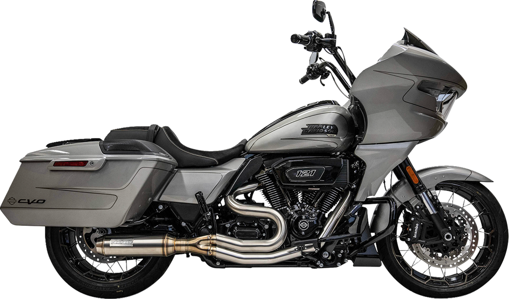 2-into-1 Mid-Length Super Bike Exhaust System - Stainless Steel