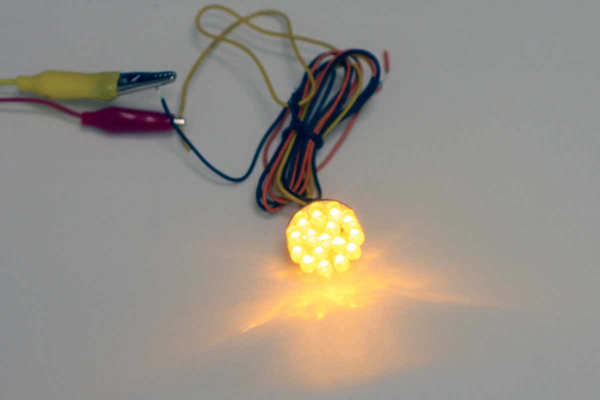 CUSTOM DYNAMICS 1" Universal LED Cluster - Amber 2060-0256