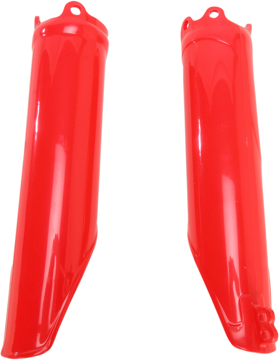 UFO Honda Fork Slider Protectors - Fork Slider Protectors / CR Red 0412-0111