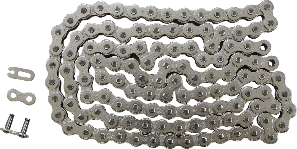 JT CHAINS 520 HDR Nickel Race Chain - 520 HDR / Nickel Race Chain / 120 Links 1220-0390