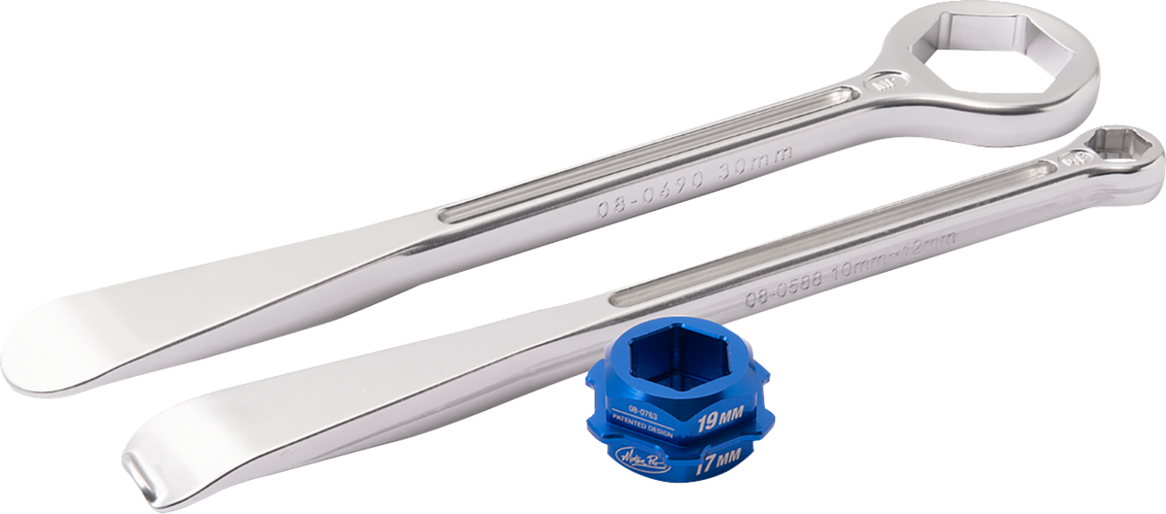 MOTION PRO T6 Combo Lever Set with Adapter - Combo Lever w/Adapter / T6 / Hex / 30 mm, 10/12 mm, 30/17/19 mm Adapter / Set 3811-0151