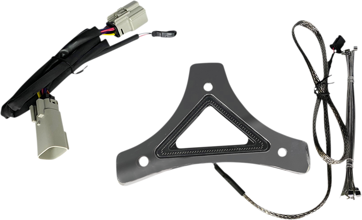 CUSTOM DYNAMICS LED Backrest Light - Run/Brake / Chrome 2040-2616