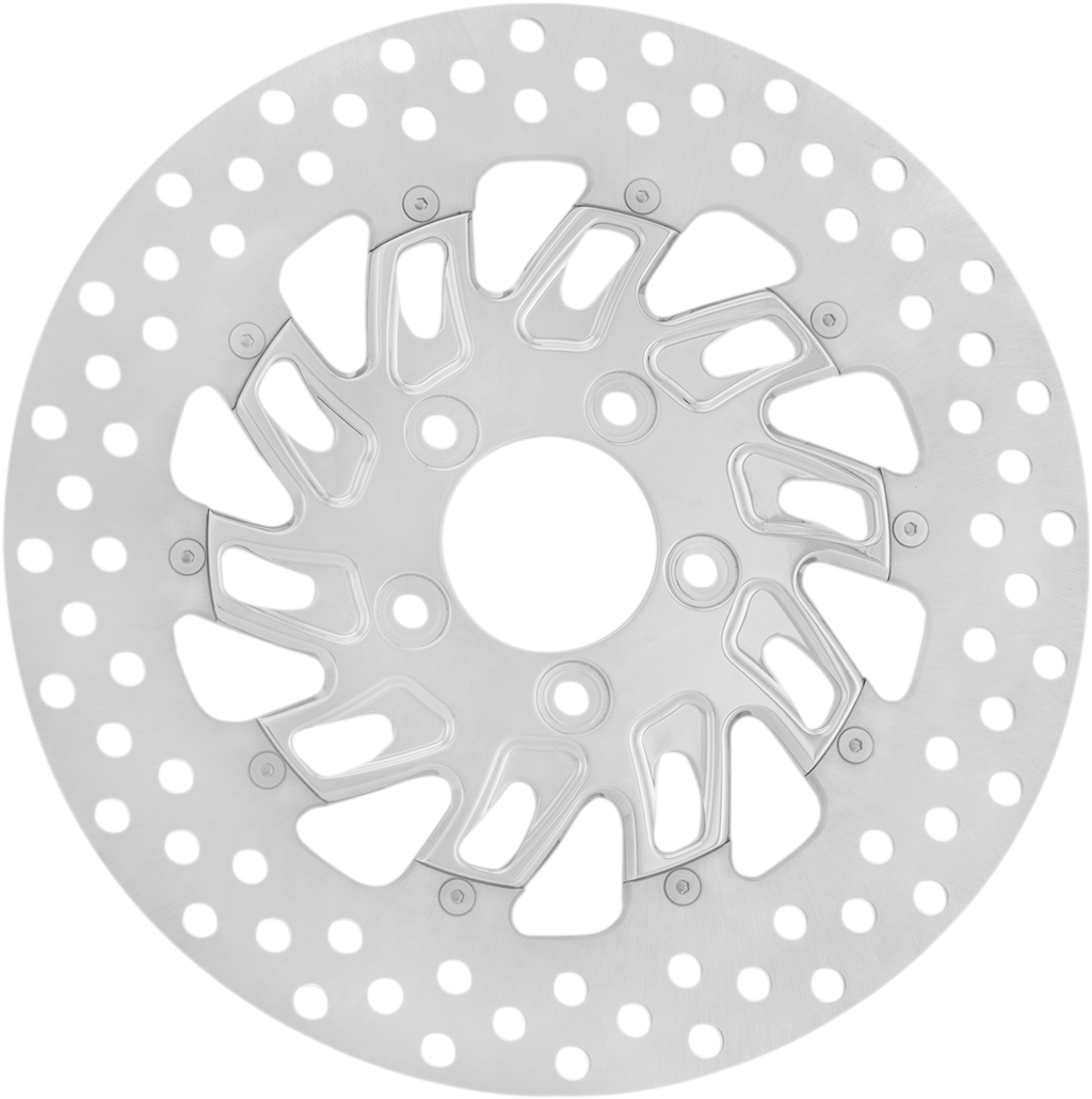 PERFORMANCE MACHINE (PM) Two-Piece Brake Rotor - Brake Rotor / 11.8" / Supra / Chrome 1710-2424