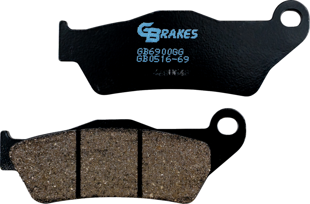 GBRAKES Semi Metallic Brake Pads - Brake Pads / Semi-Metallic/Ceramic / Front/Rear 1721-3730