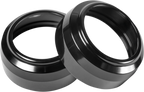 PERFORMANCE MACHINE (PM) Fork Dust Caps - 49 mm / Black Anodized 0406-0111