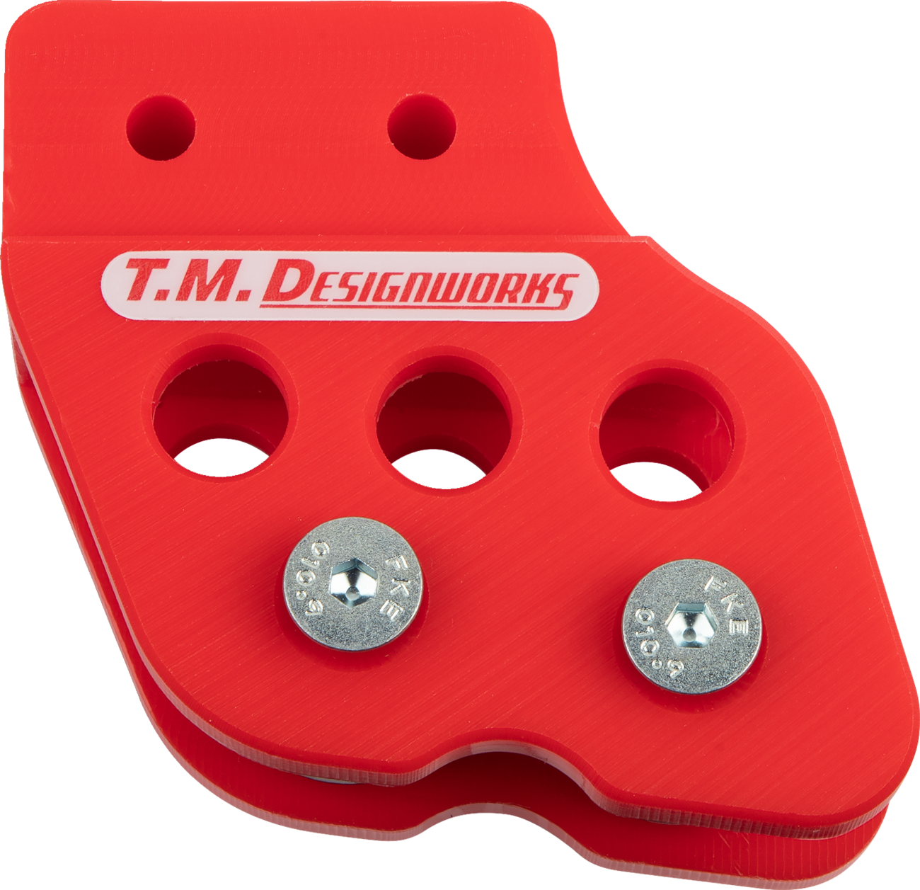 T.M. DESIGNWORKS Chain Guide - Red / Honda/Kawasaki/Suzuki/Yamaha 1231-1653
