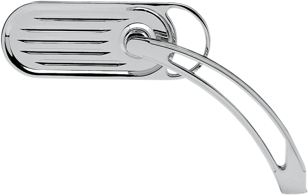ARLEN NESS Mirror - Side View / Grooved Slingshot / Oval / Chrome DS-302033