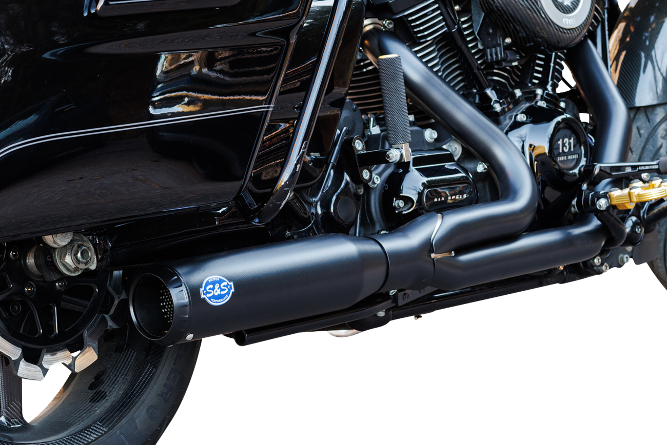 2-into-1 Qualifier Exhaust System - Race Only - Guardian Black