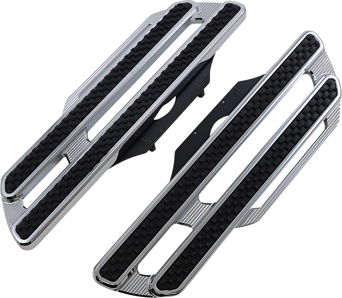 ARLEN NESS Method Driver Floorboards - Extended / Chrome 1621-1041