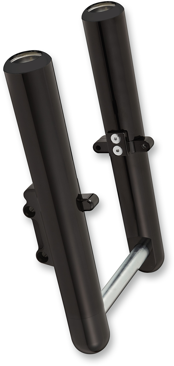 ARLEN NESS Fork Legs - Black Anodized / Hot Legs / Custom Single Disc / Smooth / '00-'07 0411-0022