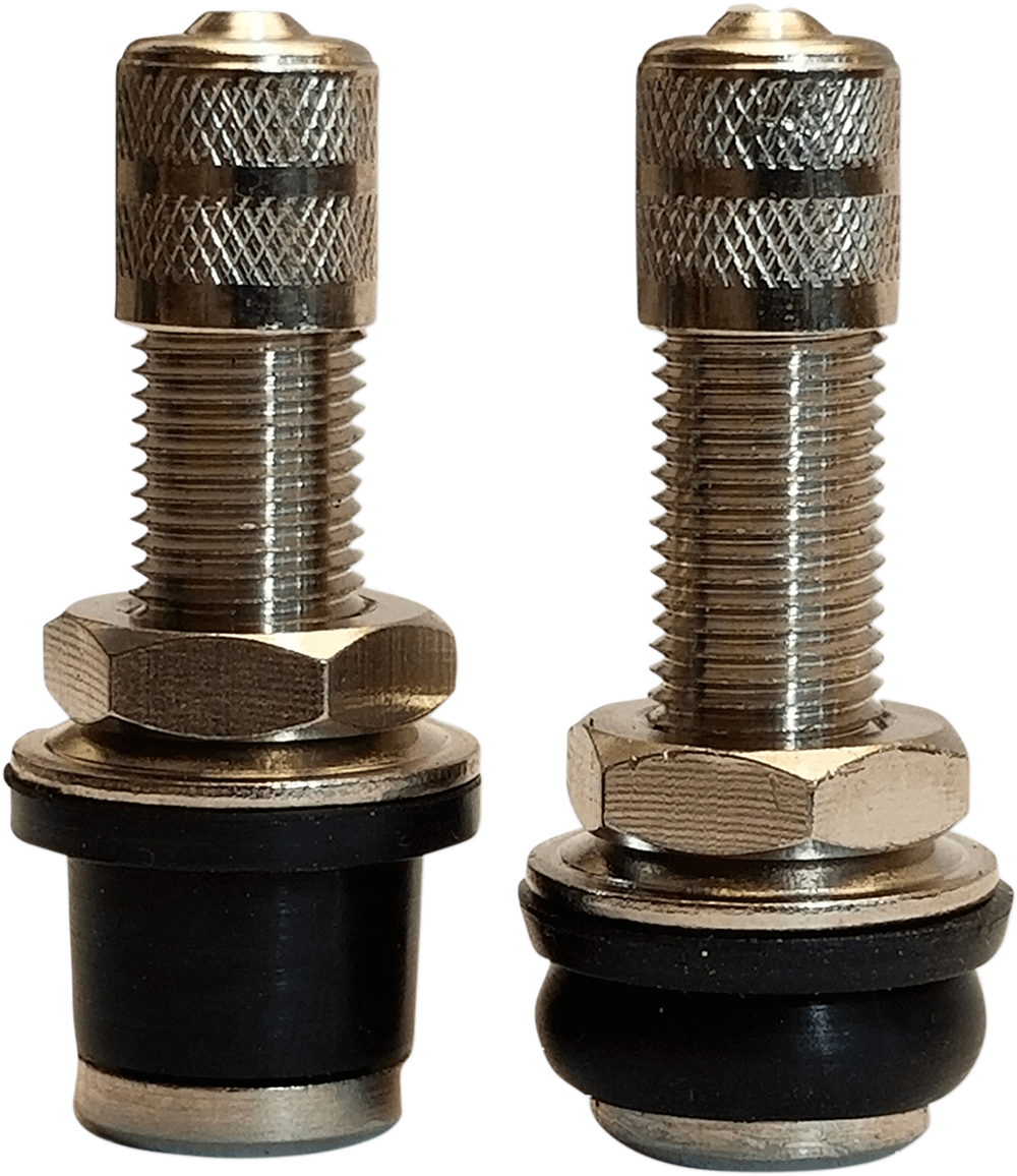 MOOSE OFFROAD Temp Stem Tire Valves for ATVs/UTVs - Valve Stem / Push-In / Gold 0360-0048