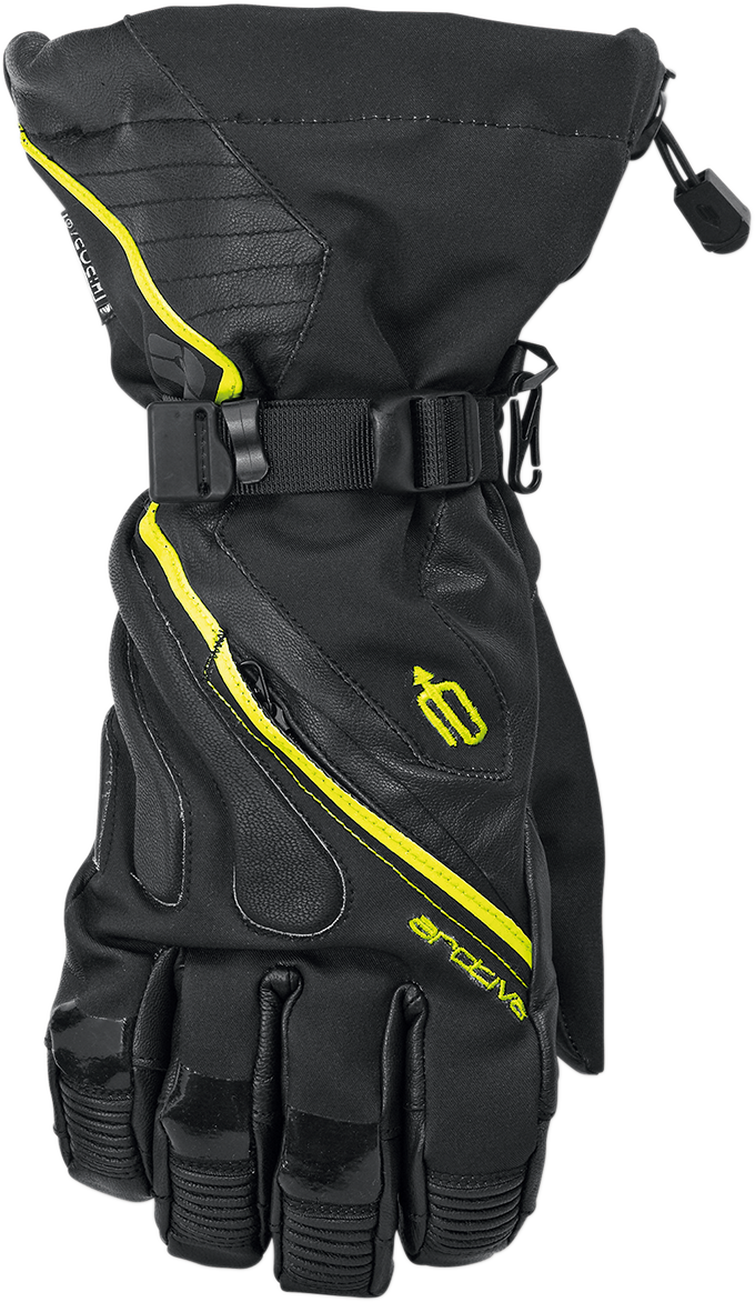 ARCTIVA Meridian Gloves - Black/Hi-Vis Yellow / 2XL 3340-1210
