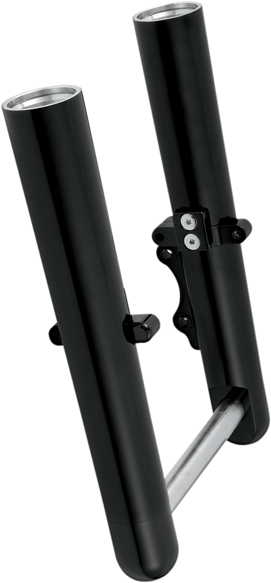 ARLEN NESS Fork Legs - Black Anodized / Smooth / Dual Disc / '08-'13 FLT 0403-0030