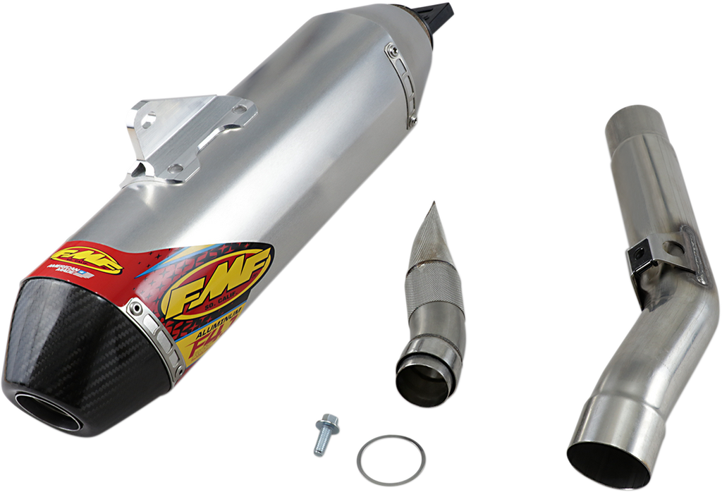 FMF Racing Kawasaki KX450F / KX450X 2024-2026 Factory 4.1 RCT Stainless SL (Slip-On) w/ Carbon End Cap 042403