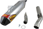 FMF Racing Kawasaki KX450F / KX450X 2024-2026 Factory 4.1 RCT Stainless SL (Slip-On) w/ Carbon End Cap 042403