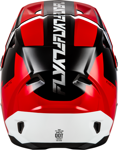 FLY Racing Kinetic Crest Helmet (2026) - Red / Black / White - View 24
