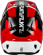 FLY Racing Kinetic Crest Helmet (2026) - Red / Black / White - View 24