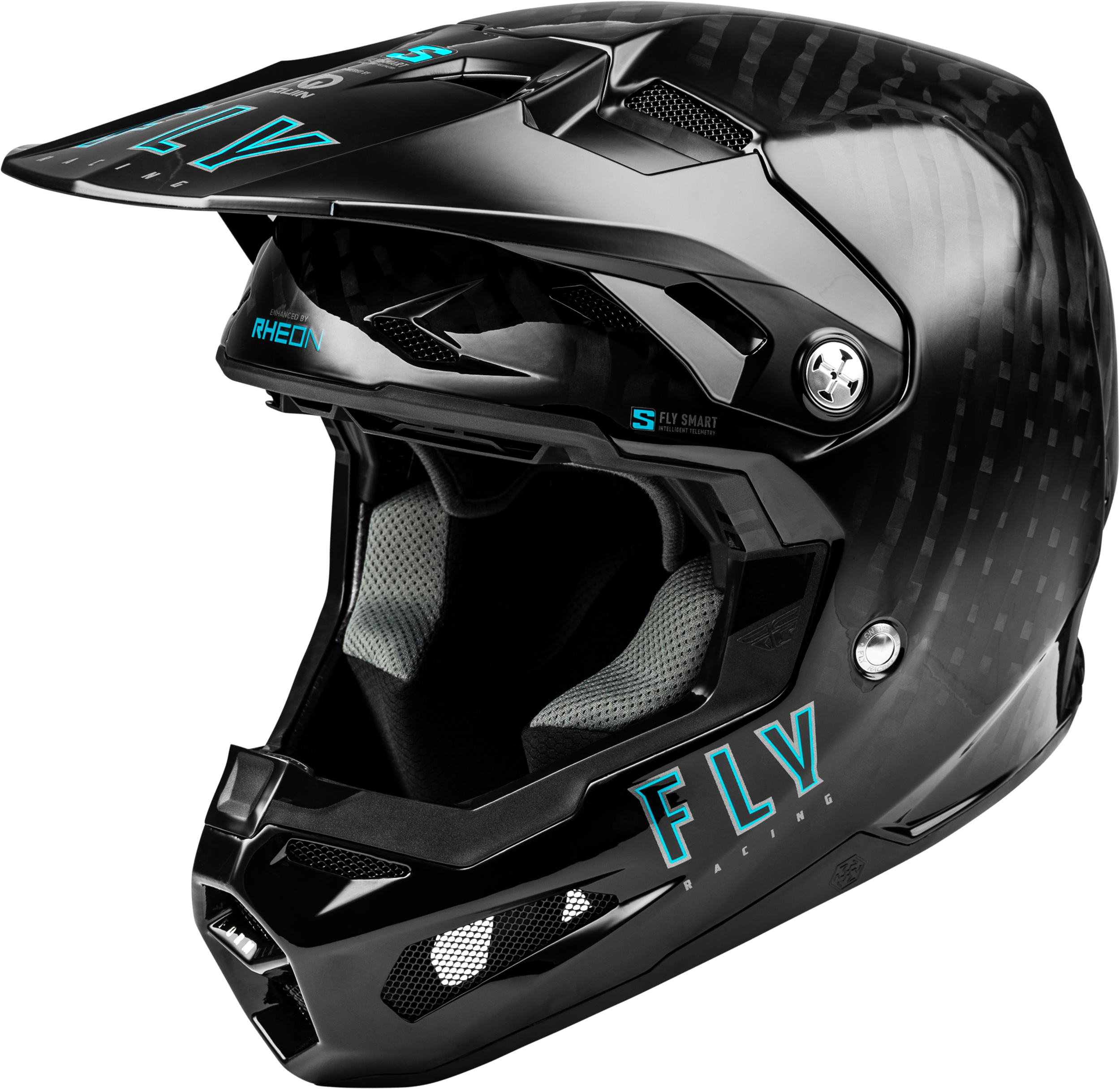 FLY Racing Formula S Carbon Helmet - Black - View 1
