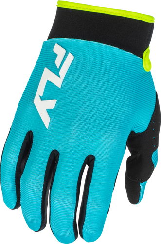 FLY Racing F-16 Gloves (2026) - Aqua / Black / White - View 3