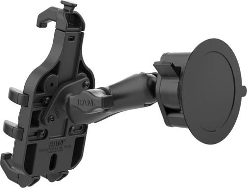 RAM Mounts RAM-B-166-PD5U Quick-Grip Pro Suction Cup Phone Mount