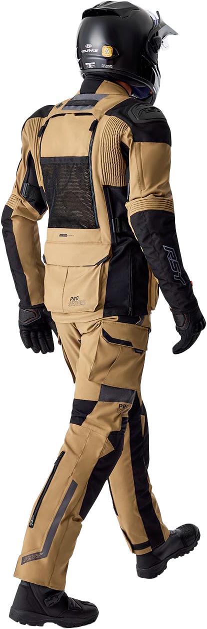 RST Pro Series Adventure-X CE Men's Textile Jacket - Sand / Black - View 29