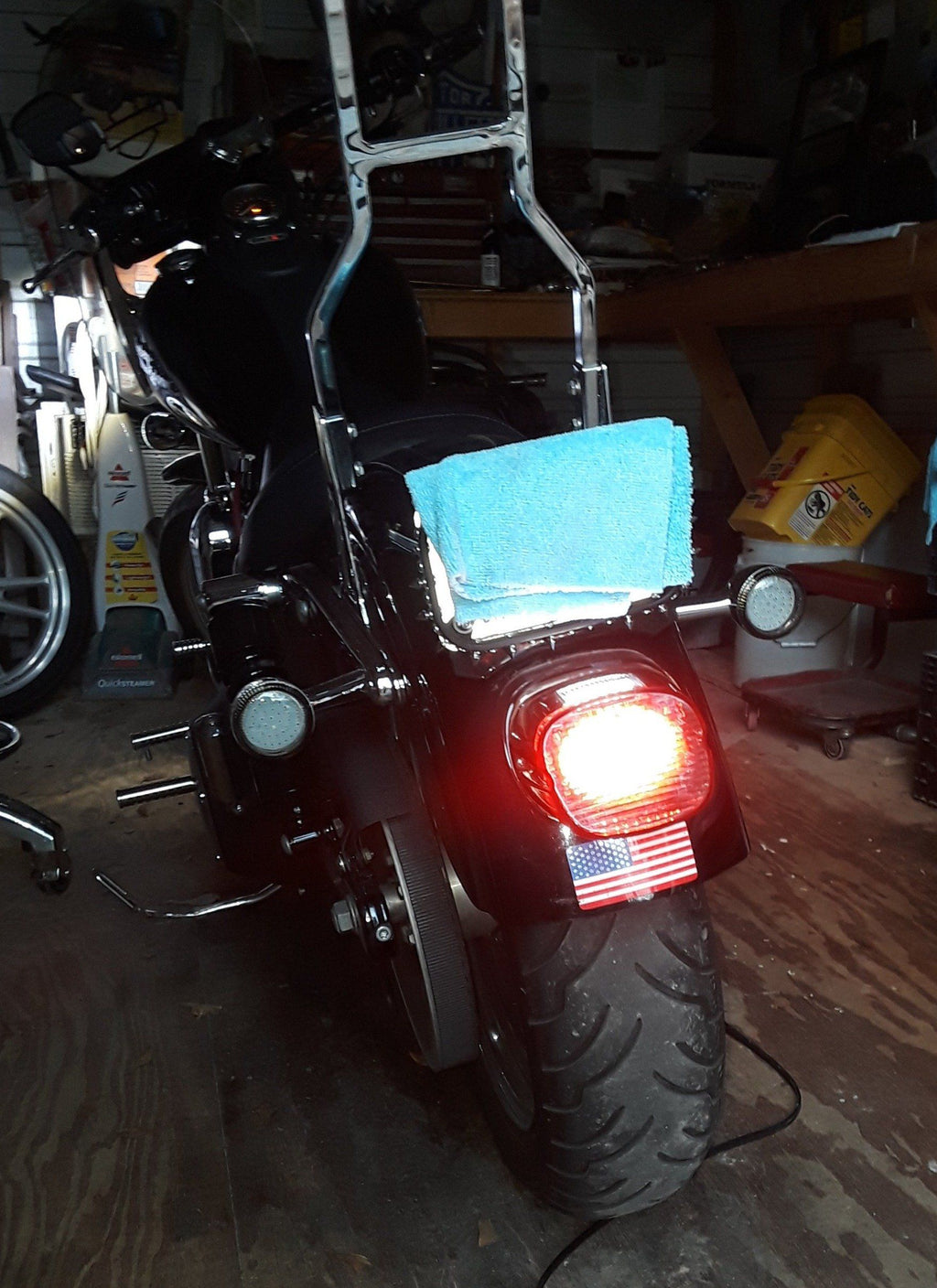 Eagle Lights Flashing Strobe Layback LED Tail Brake Light Kit for Harley-Davidson® 2021 - Current Low Rider Models