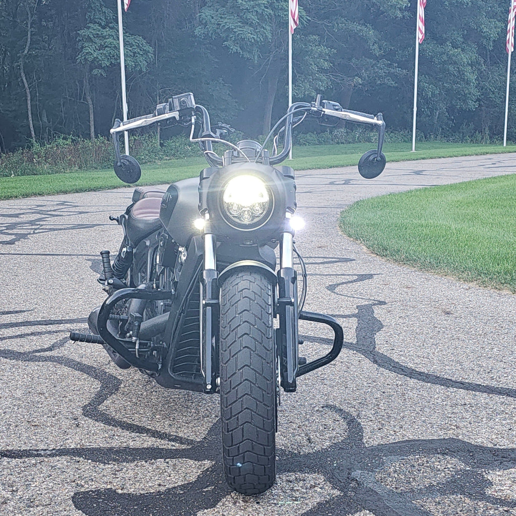 Eagle Lights BULLETBEAM Front LED Turn Signals with Running Lights for Indian® Scout, Bobber, Sixty, Rogue - 2 Lights