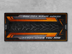 MPM Motorcycle Mat for Cruiser Motorcycle "Ready When You Are" - MM4285