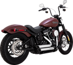 Vance & Hines HD 18-22 Fatboy/Blackout Shortshots Staggered PCX Full System Exhaust