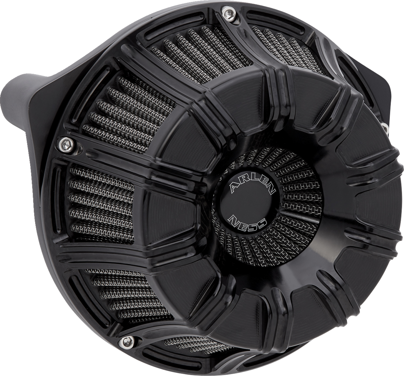 ARLEN NESS Inverted Series Air Cleaner Kit - 10-Gauge / All Black 1010-3220