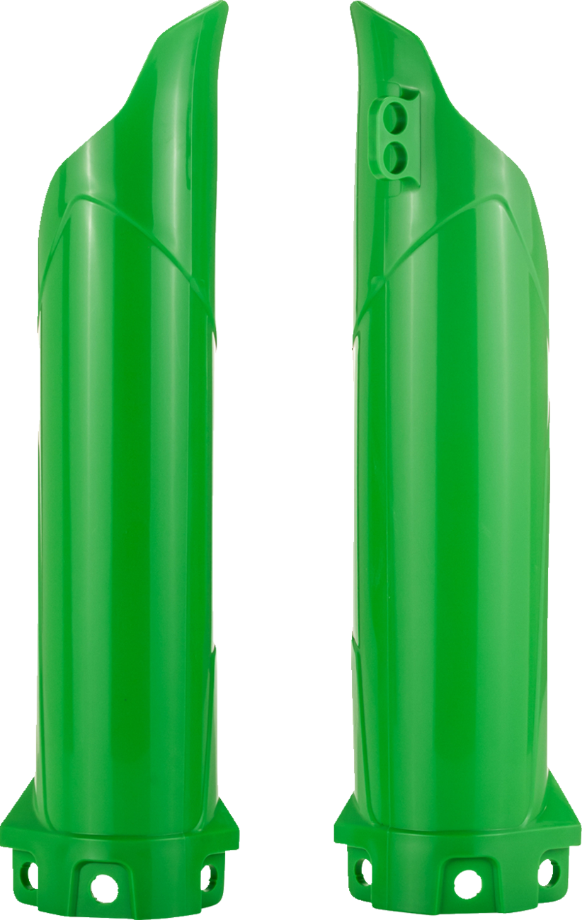 ACERBIS Fork Cover - Lower / Green / Kawasaki 0412-0634