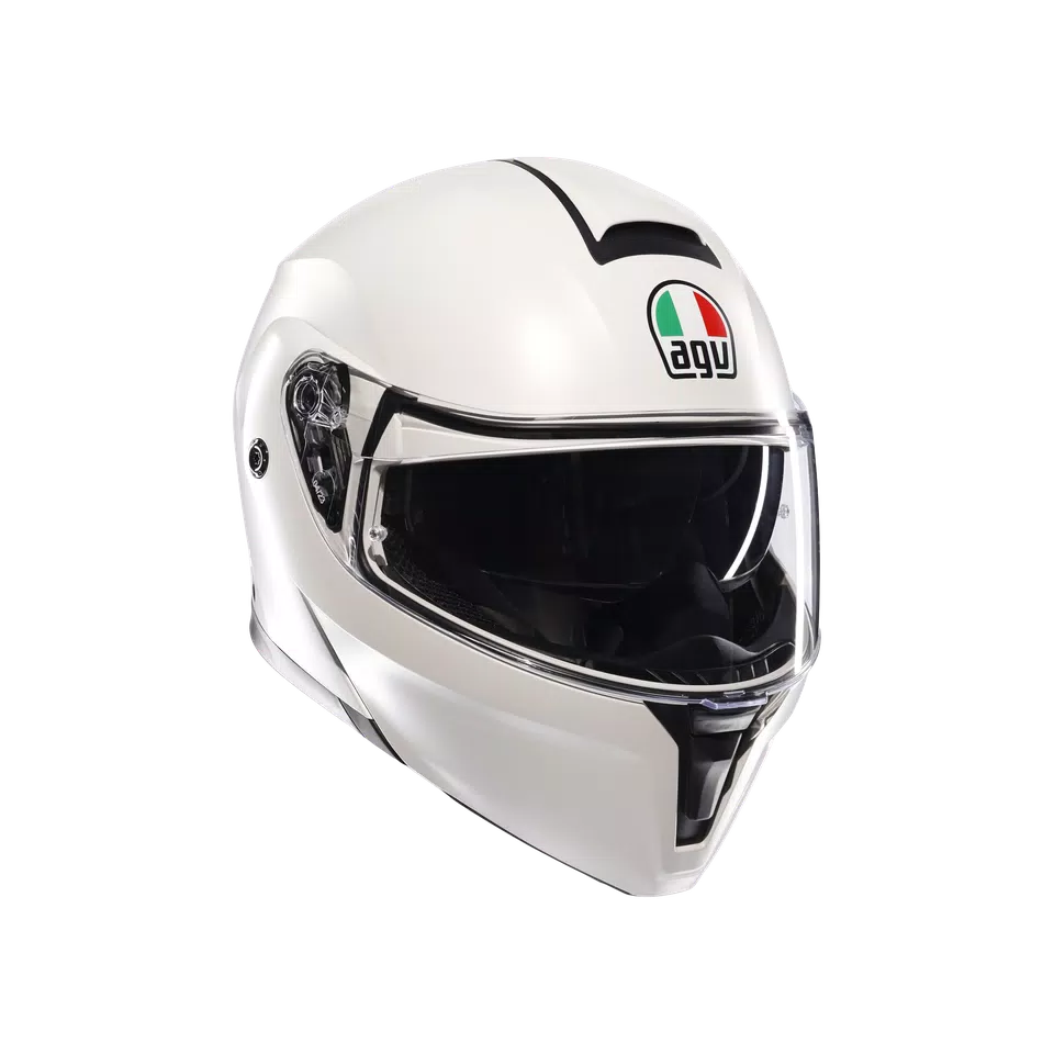 AGV Streetmodular Helmet - Mono Matte Black Materia White - image 1