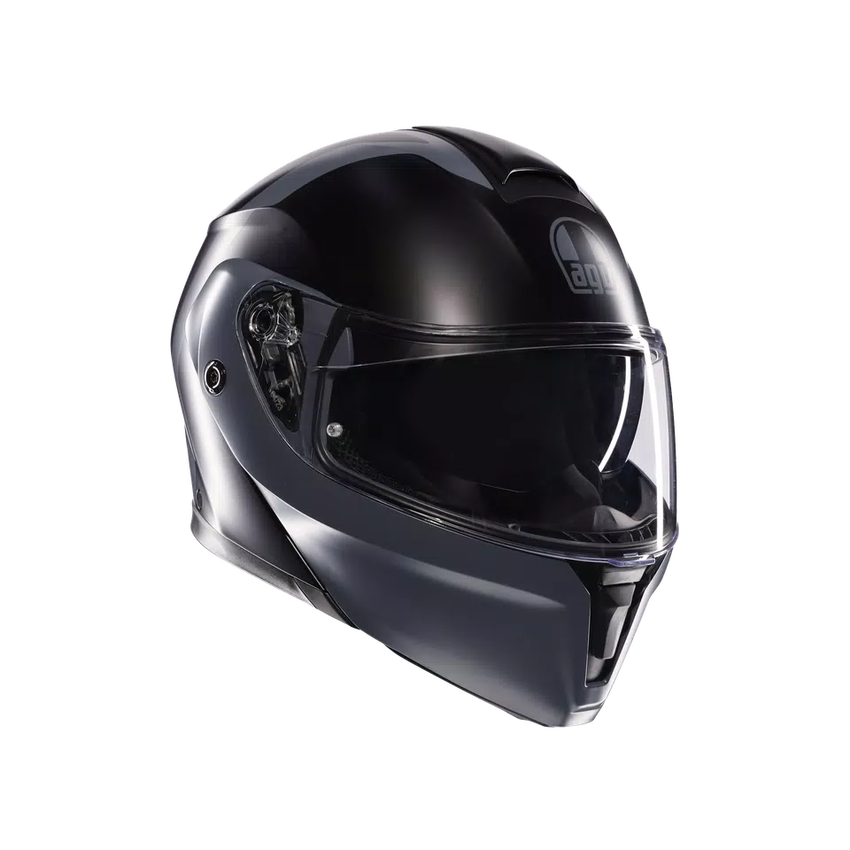 AGV Streetmodular Helmet - Resia Matte Black/Gray - image 1