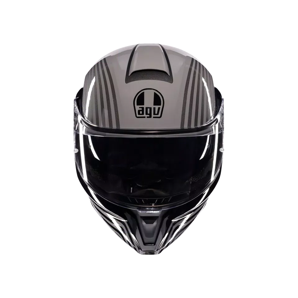 AGV Streetmodular Helmet - Iseo Gray/Black - image 2