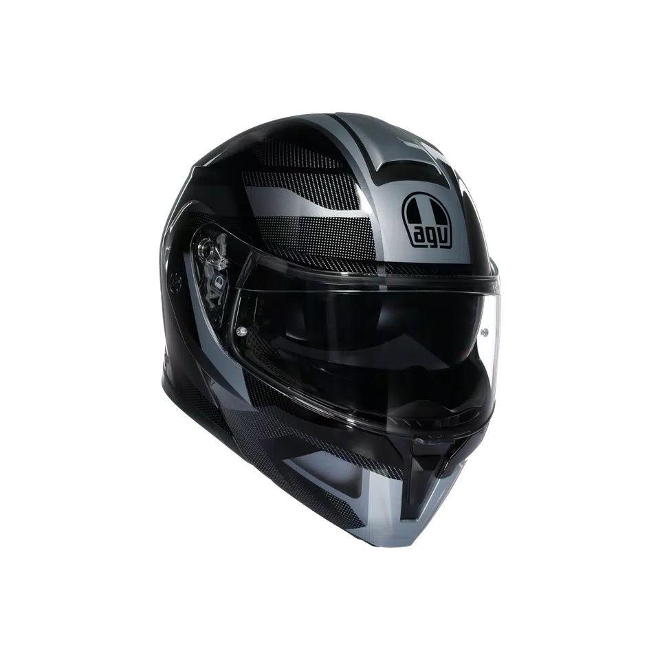 AGV Streetmodular Helmet - Ledro Matte Black/Gray - image 1