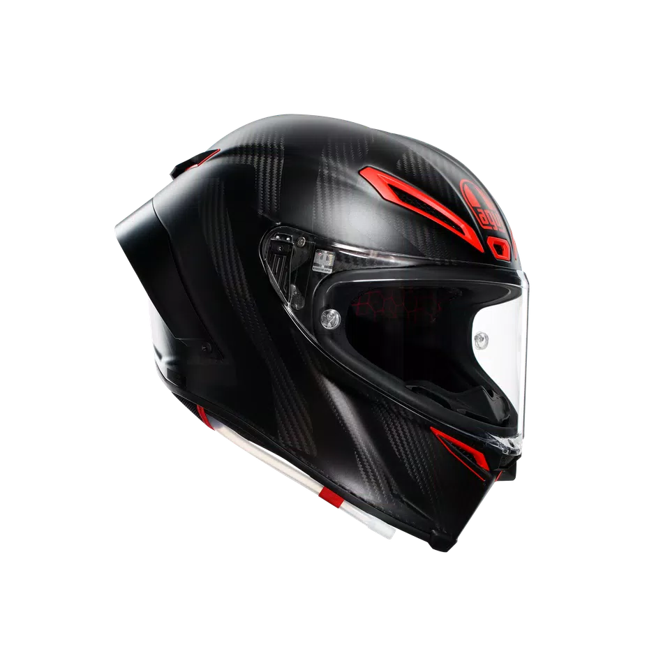 AGV Pista GP RR Helmet - Intrepido Matte Carbon/Black/Red - image 1