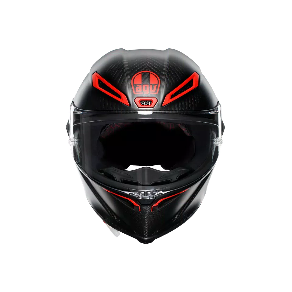 AGV Pista GP RR Helmet - Intrepido Matte Carbon/Black/Red - image 2