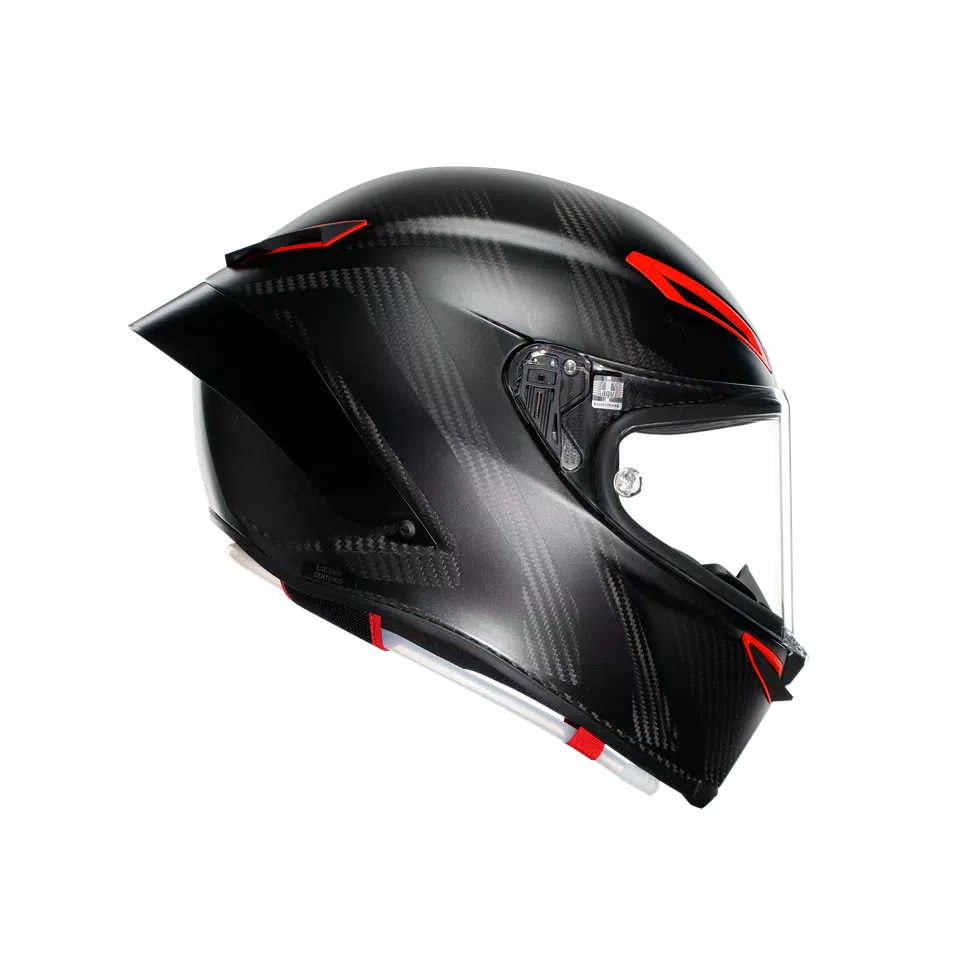AGV Pista GP RR Helmet - Intrepido Matte Carbon/Black/Red - image 3