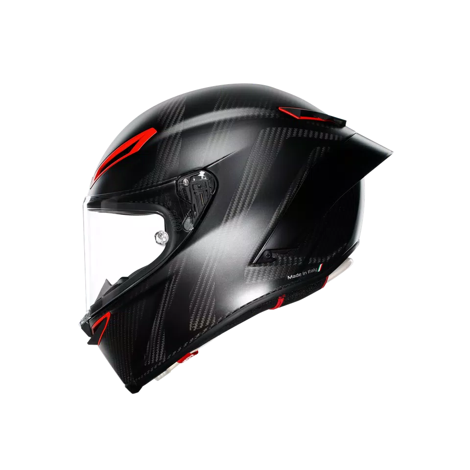 AGV Pista GP RR Helmet - Intrepido Matte Carbon/Black/Red - image 4