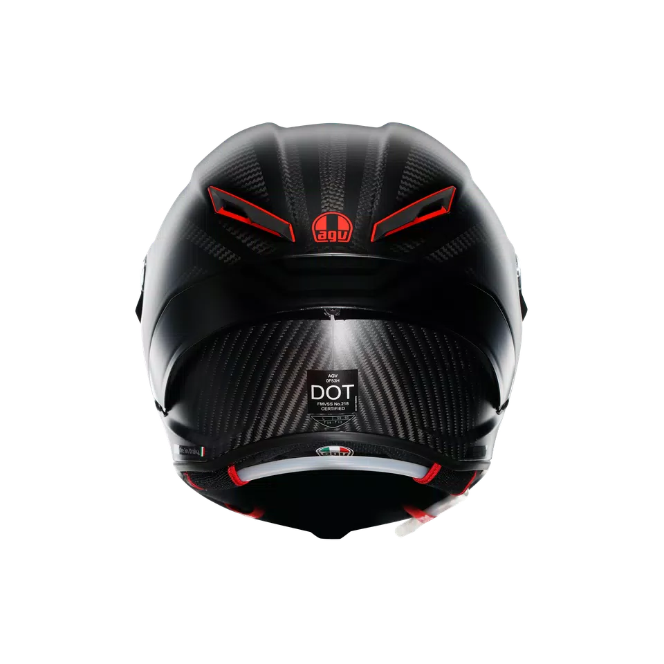 AGV Pista GP RR Helmet - Intrepido Matte Carbon/Black/Red - image 5