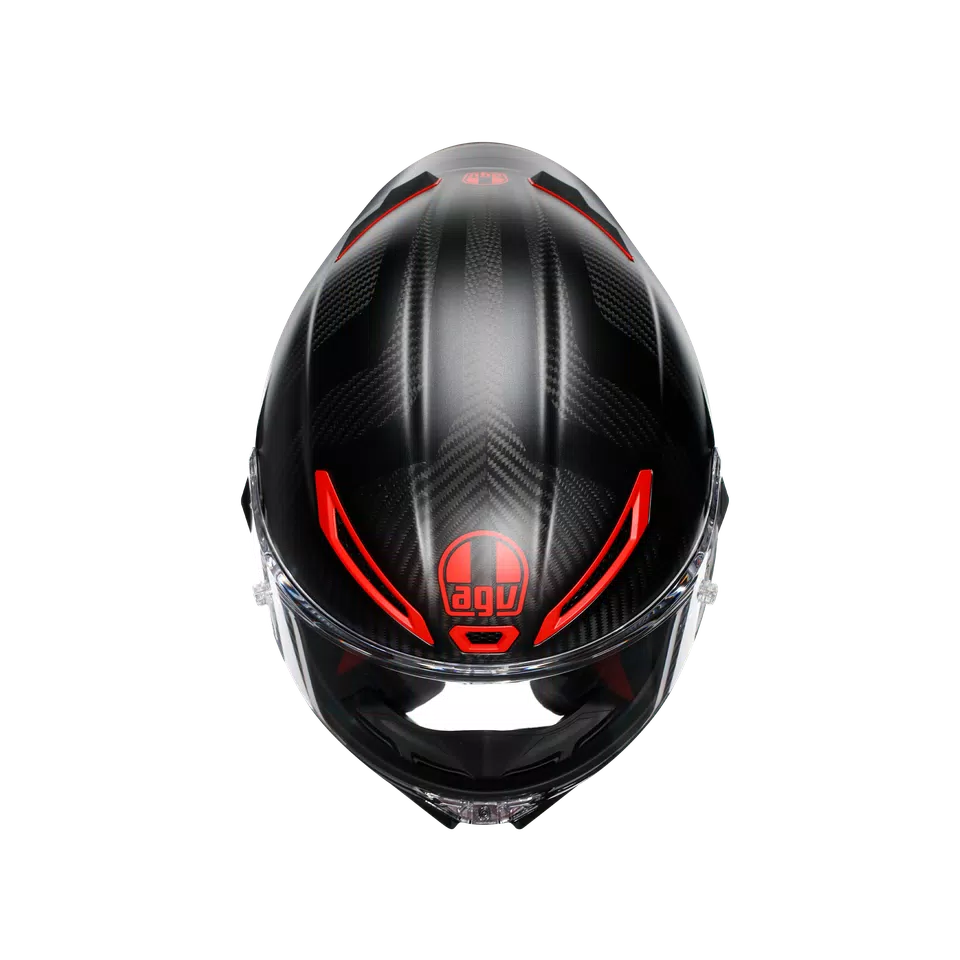AGV Pista GP RR Helmet - Intrepido Matte Carbon/Black/Red - image 7