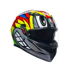 AGV K3 Helmet - Birdy 2.0 Gray/Yellow/Red - image 1