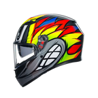 AGV K3 Helmet - Birdy 2.0 Gray/Yellow/Red - image 4