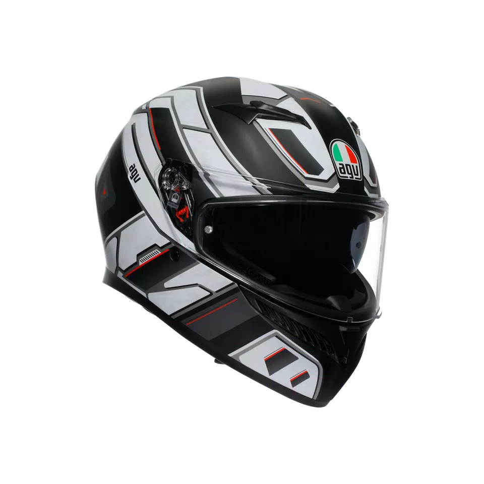 AGV K3 Helmet - Rivia Matte Black/White - image 1